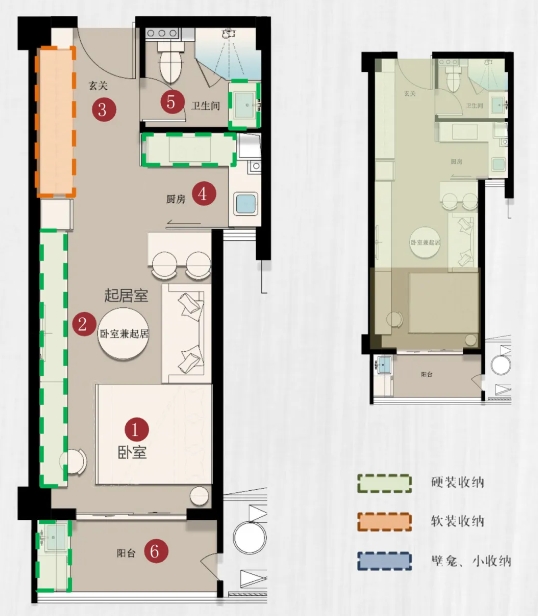 聆空人才公寓悦己房型